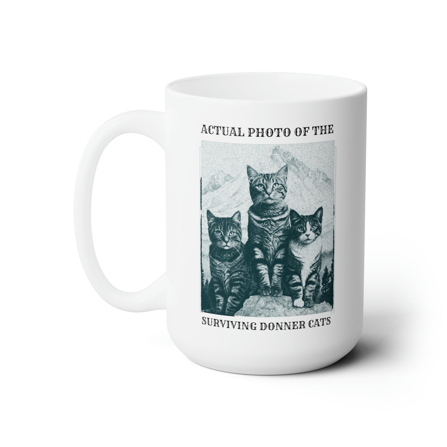 Donner Party Cat Coffee Mug